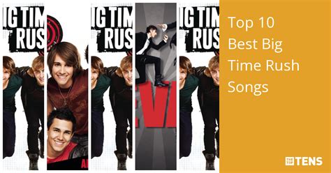 big time rush songs in order
